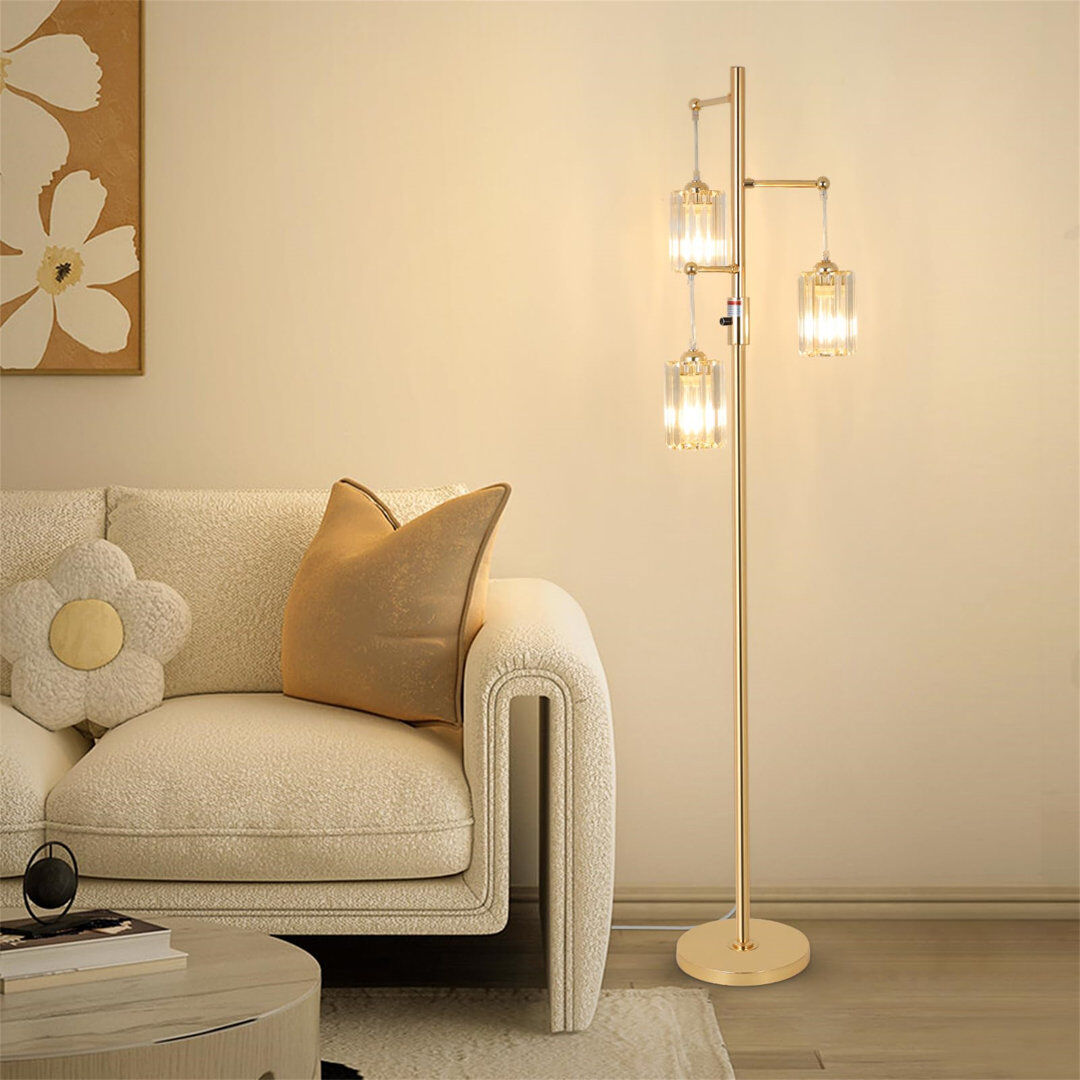 Fairmont Park 165cm Tree Floor Lamp Gold 165cm H X 25cm W X 25cm D