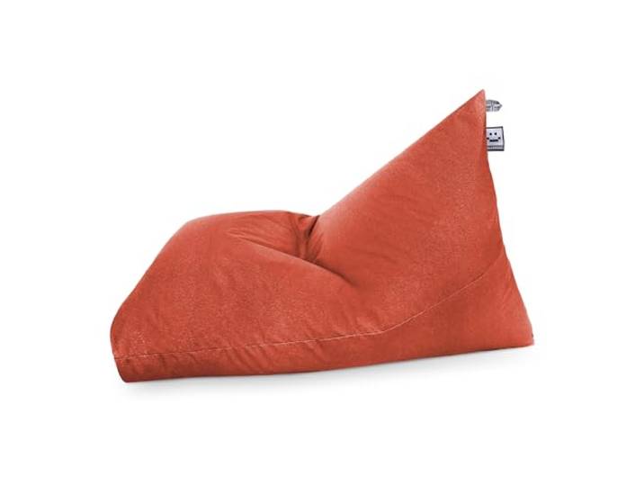 HAPPERS Naylim Pyramide, XL Sitzsack, matt, Orange, mit Füllung