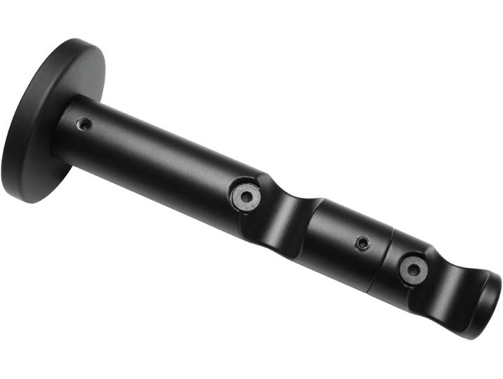 Kombiträger GARDINIA Memphis , schwarz, Gardinenstangenhalterungen, Kombiträger, Serie Einzelprogramm Memphis Ø 16 mm