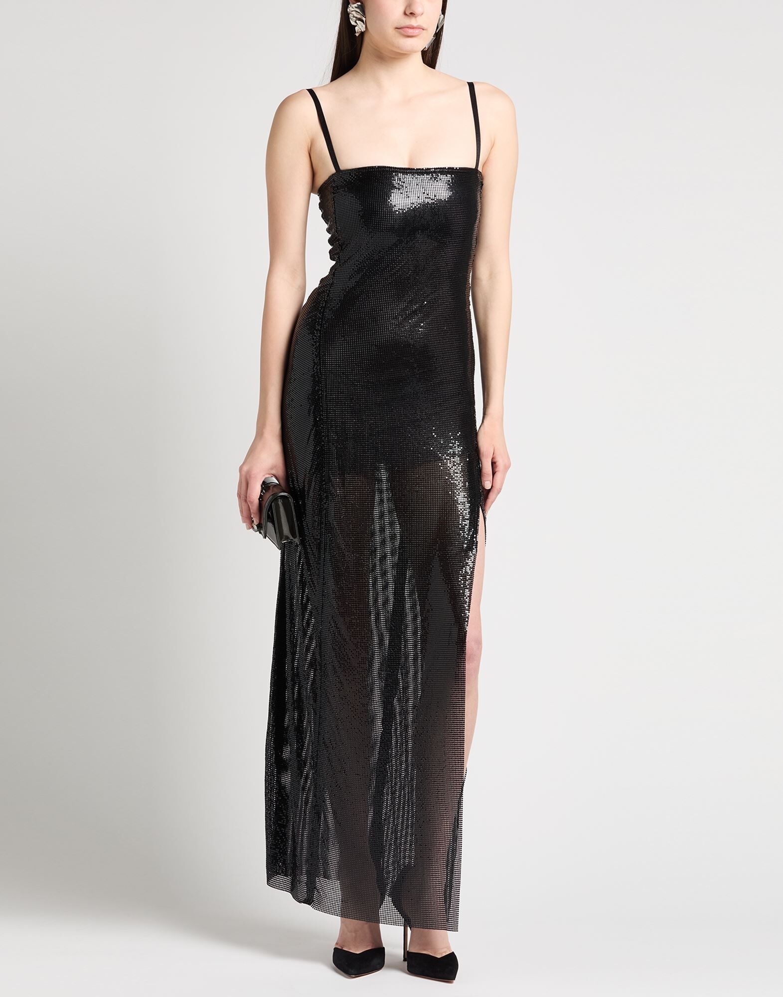Poster Girl Vestido largo Mujer Negro XS Mujer