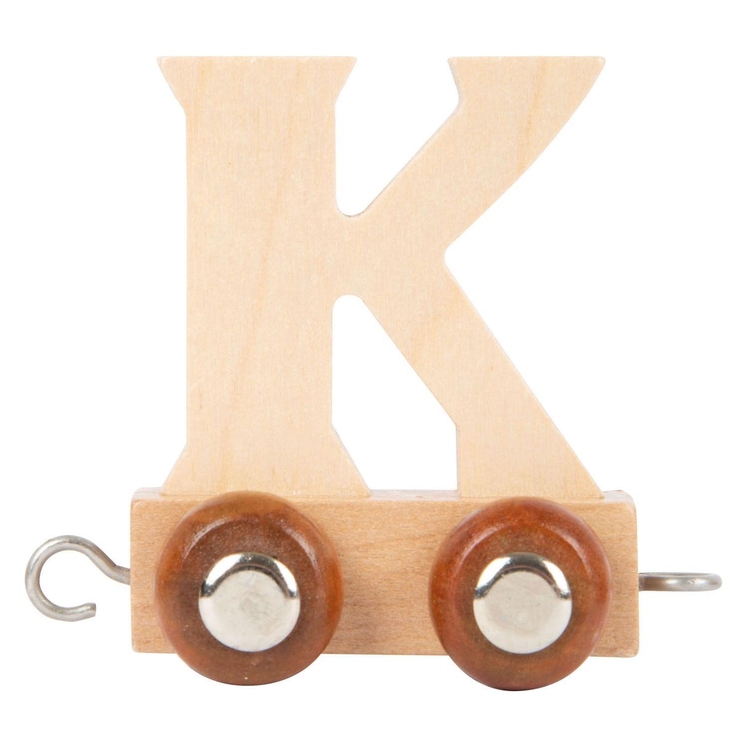 small foot - Holzbuchstabenzug - K - 12 Teile (62116025)