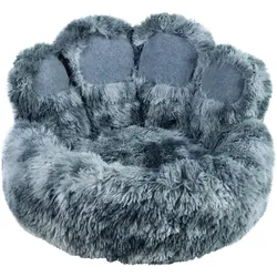 NOBBY Komfortbett rund Paw grau Komfortbett rund Paw grau 90 x 24 cm / 45 cm