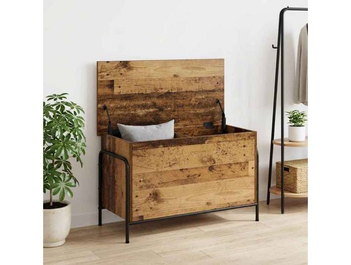Boîte de rangement Bois ancien 80 x 40 x 49 5 cm 8013678