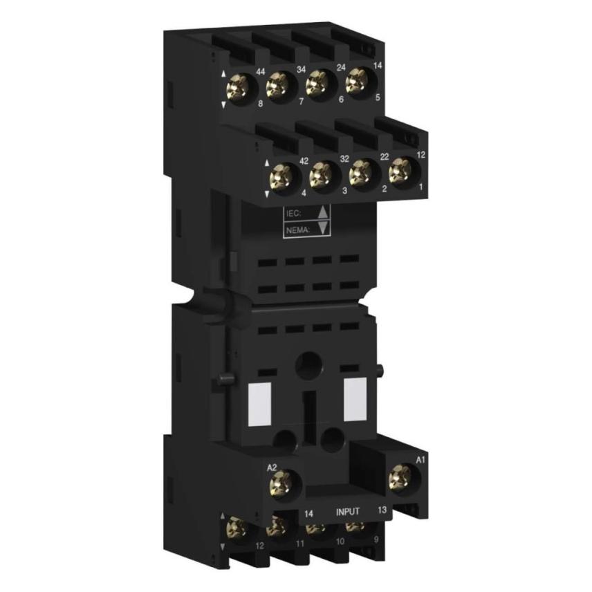 Schneider Electric Socket for RX 10A 4P (RXZE2M114M) (Relaissockel) (RXZE2M114M)