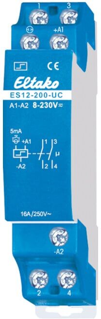 Eltako Stromstoßschalter 16A,2S ES12-200-UC (21200002)