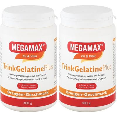 Megamax Trinkgelatine Pulver 2x 2x400 g