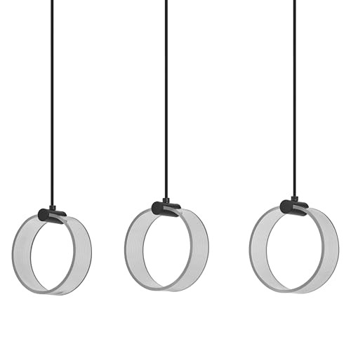 Osram Decor Circle decoratieve hanglamp, 3-lichts, zwart, LED, 20W, 1300lm