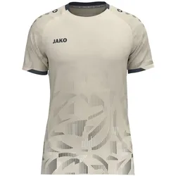JAKO, Unisex, Sportshirt, Trikot Sonic KA (128), Weiss, Schwarz, Mehrfarbig