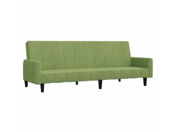 Makastle SchlafSofa Couch 2 Sitzer Hellgrün Samt