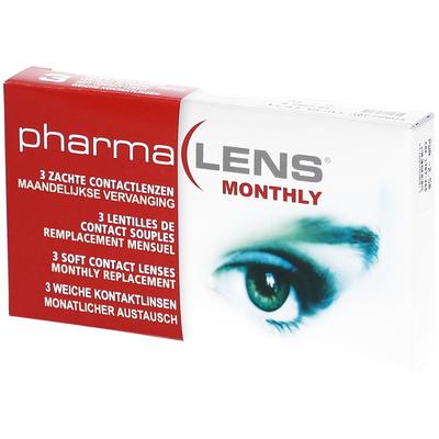 PharmaLens Maandlenzen (Dioptrie -2.50) 3 St Kontaktlinsen