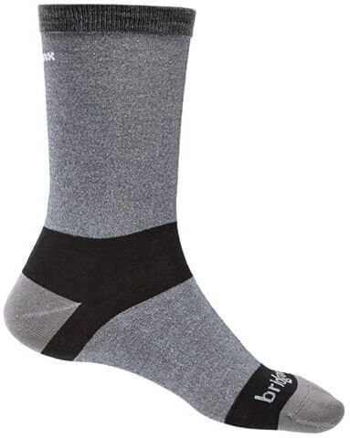 Bridgedale Mens Base Layer Coolmax Grey Liner Socks Pack Of 2