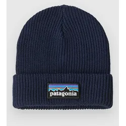 Patagonia Logo Kids Beanie p / 6 logo / new navy Gr. Uni