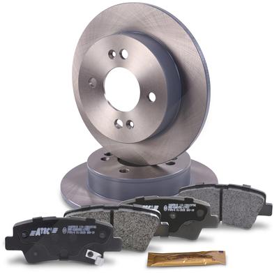 Bestprice Bremsscheiben + Bremsbeläge Hinterachse [Hersteller-Nr. 41109420] für Hyundai