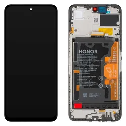 Honor Display Unit f?r X7c 5G / 200 Smart, with Akku, Midnight Black (Display), Mobilgerät Ersatzteile, Schwarz