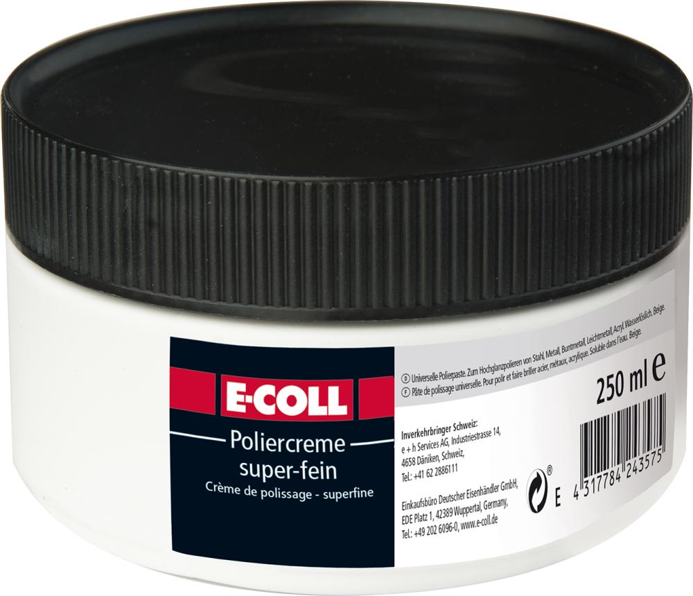 E-COLL Poliercreme superfein 250ml beige