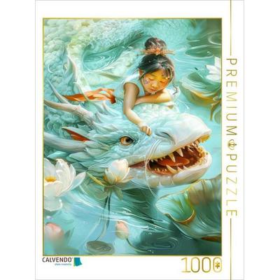 CALVENDO Puzzle Asiatisch inspirierte Animation | 1000 Teile Lege-Größe 64x48cm Foto-Puzzle für glückliche Stunden
