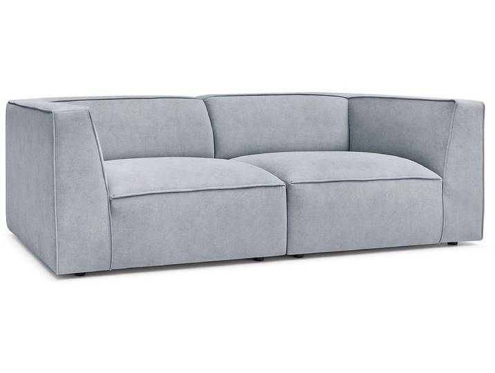 Sofa BOBOCHIC MOLIERE Samt hellgrau