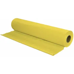1x Tischtuch Tischdecke Biertischdecke LDPE gelb perforiert auf Rolle 0,70 x 240m