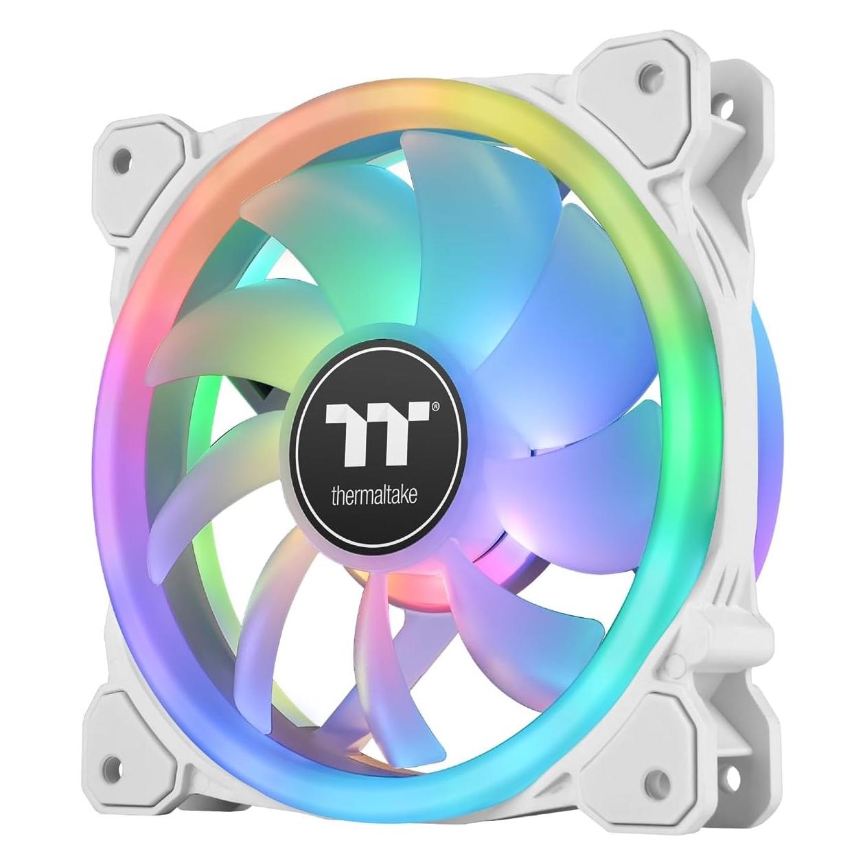 Thermaltake TT SWAFAN 12 RGB Radiator Fan 3er wh CL-F145-PL12SW-A (120 mm, 3x) (CL-F145-PL12SW-A)