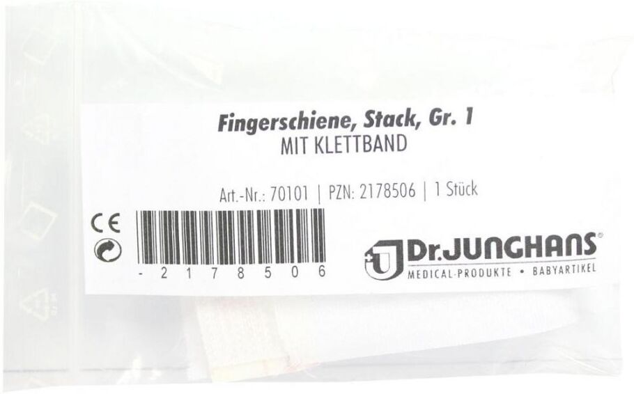 Fingerschiene nach Stack Größe 1 Klettband 1stk