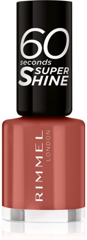 Rimmel 60 Seconds Super Shine nail polish shade 707 Tan-A-Cotta 8 ml