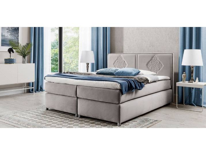 Xlmoebel Boxspringbett Luxus Boxspringbett im Polsterdesign für erholsamen Schlaf (1-St., Bett), Hergestellt in Europa