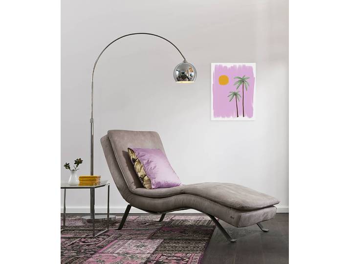 Impression sur toile Ibiza Sunset Intissé de qualité allemande 155 g/m² tendue sur du bois massif de pin de haute qualité de 2 cm d’épaisseur