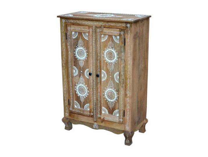 Sharma-buffet Avec 2 Portes En Manguier Brun Clair