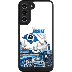 Nivocase Handyhülle für Samsung Galaxy S22+ Hülle NIVOpure Case Schwarz Aufstieg Hamburger SV Offizielles (Samsung Galaxy S22+), Smartphone Hülle, Schwarz