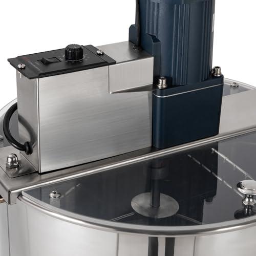 Elektrische Honigschleuder, 3-Rahmen Waben Edelstahl Manuell Honigextraktor, 140W Honig-Extraktor Tangentialschleuder für Hobbyimker und Imkereibetriebe