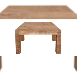 SIT Möbel Wohnzimmertisch 60 x 60 cm | Mango-Holz natur | B 60 x T 60 cm H 40 cm | 19000-48 | Serie COUCHTISCH