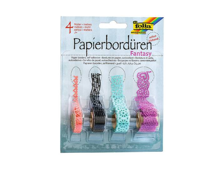 Folia Samtbordüren Fantasy 4 m 4 Stück