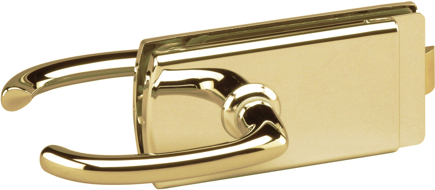Stremler ASSA ABLOY Serrure du milieu bec de cane et béquille Lagune laiton poli STREMLER 4301.50.0