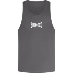 SMILODOX Stringer Top Classic Ripp, Größe 4XL in Grau Grau