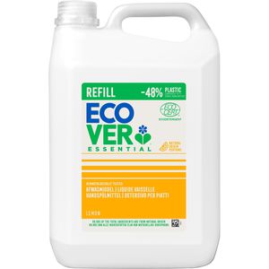 Ecover Spülmittel Lemon, biologisch abbaubar, höchste Fettlösekraft, Kanister, 5 Liter