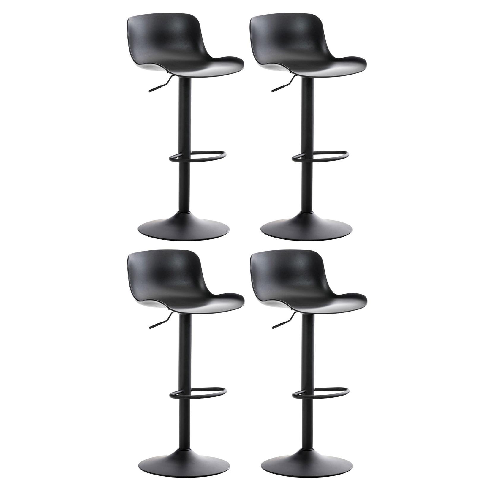 CLP 4er Set Barhocker Almada Farbe: schwarz