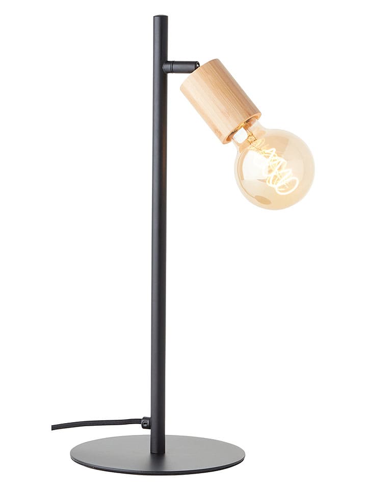 Brilliant Tischleuchte "Tiffany" in Schwarz/ Natur - (H)45 cm - onesize