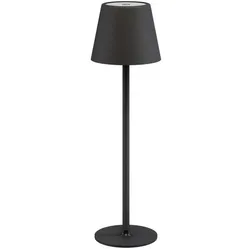 Goobay, Tischlampe, Kabellose LED-Tischleuchte, Höhe 37cm, mit Touch-Steuerung, warmweiss, schwarz (170 lm)