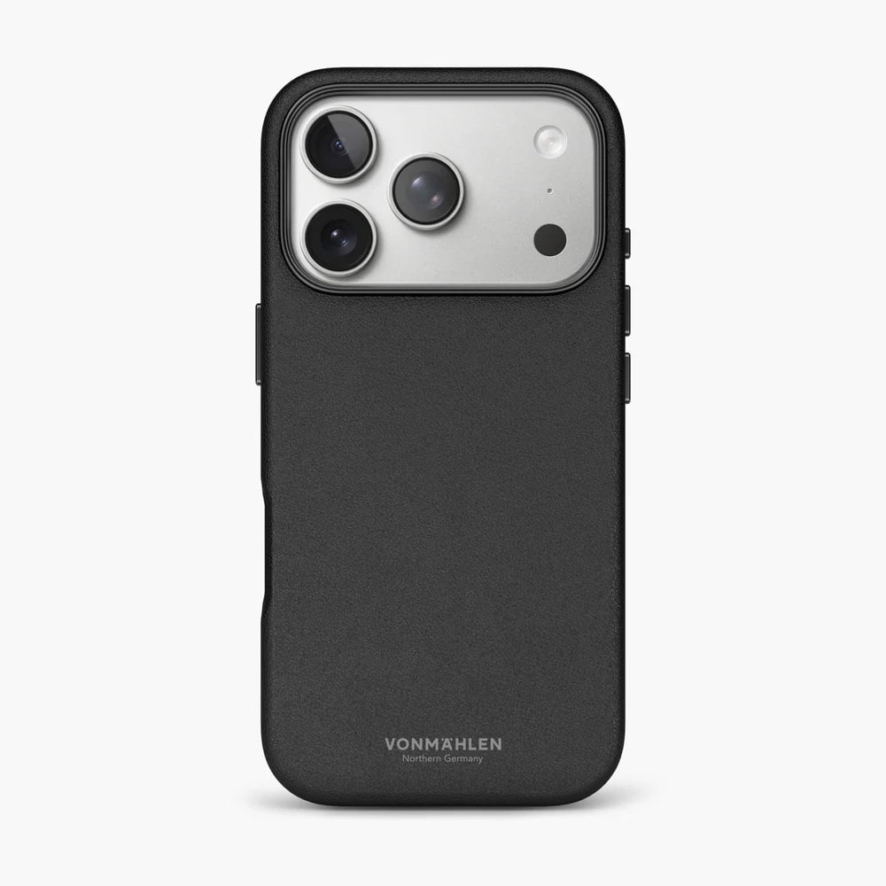 Vonmählen Like Leather Case für iPhone 17 Pro schwarz