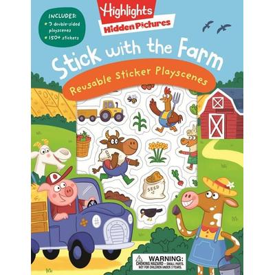 Stick with the Farm Hidden Pictures Reusable Sticker Playscenes, Taschenbuch von Highlights, Highlights Press PRH US, 978-1-64472-917-5