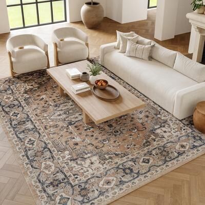 Nourison Concerto Classic Persian Medallion Area Rug.