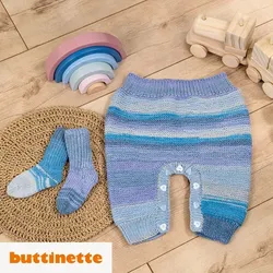 Strickanleitung – Babyhose & -söckchen aus Woll Butt Primo Merino Cotton
