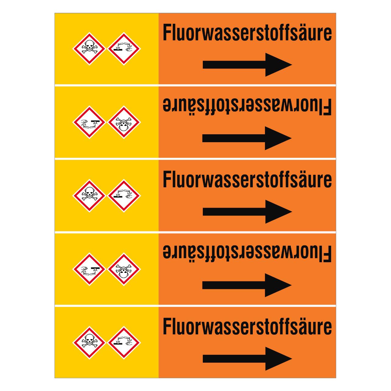 Brady ISO 20560 Rohrmarkierer - Säuren (318946)