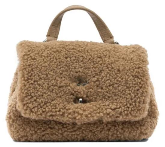 Zanellato Damen Tasche Braun Textil