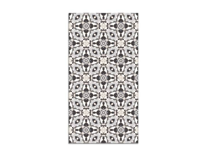 Tapis vinyle tuile kaléidoscope oriental gris 120x170cm