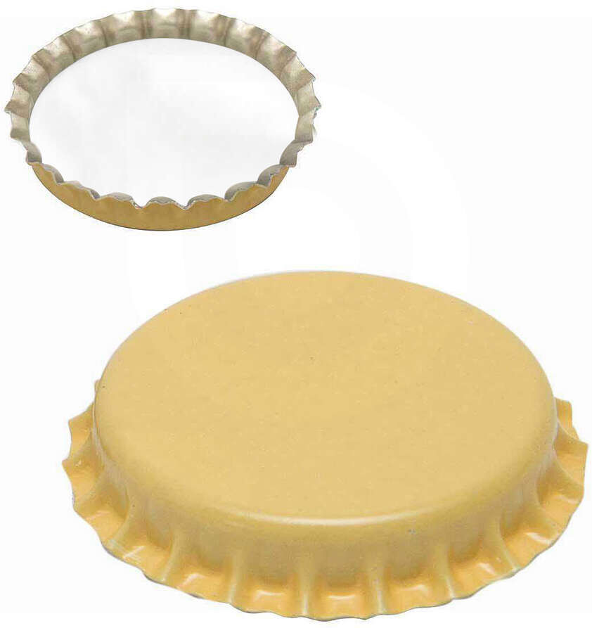 Polsinelli Tappo a corona giallo ⌀29 (200 pezzi)