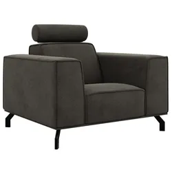 SESSEL VESANO - Dunkelgrau Velvet