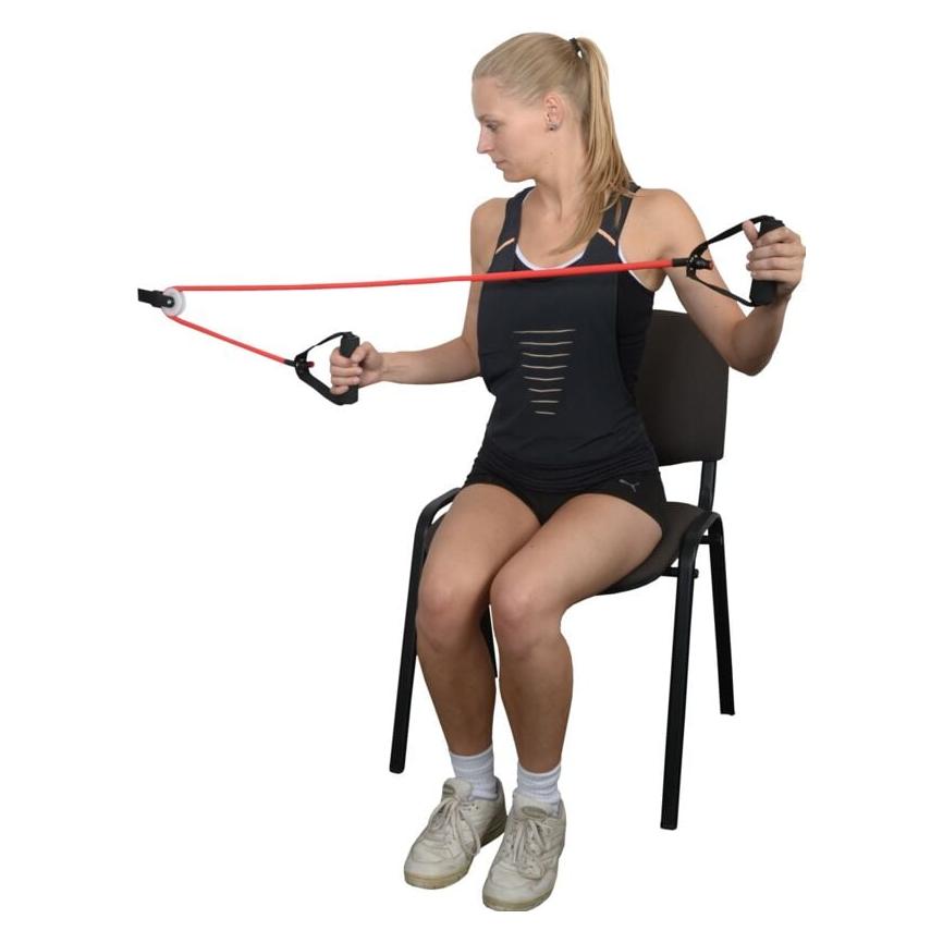 Fispo Shoulder Tube Pulley-Set, mittel, rot (Mittel) (SPT-21331)