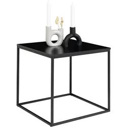 Beistelltisch DROP VITA (BHT 45x45x45 cm) - schwarz - BHT 45x45x45 cm