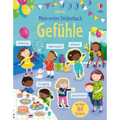 Mein erstes Stickerbuch: Gefühle, Taschenbuch von Holly Bathie, Usborne, 978-1-03-570030-1